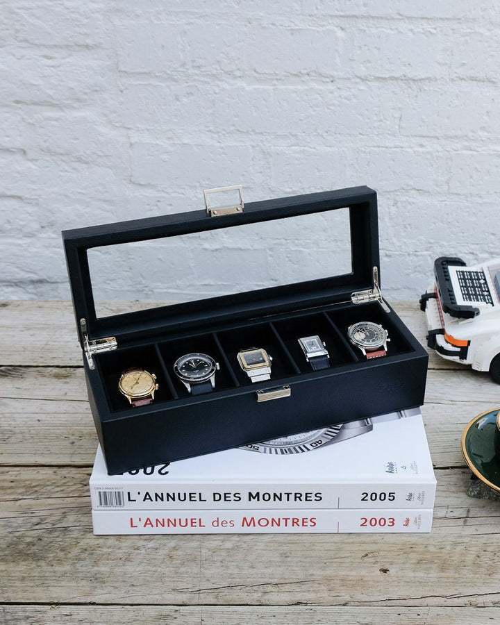 Jean 5 slots travel watch box