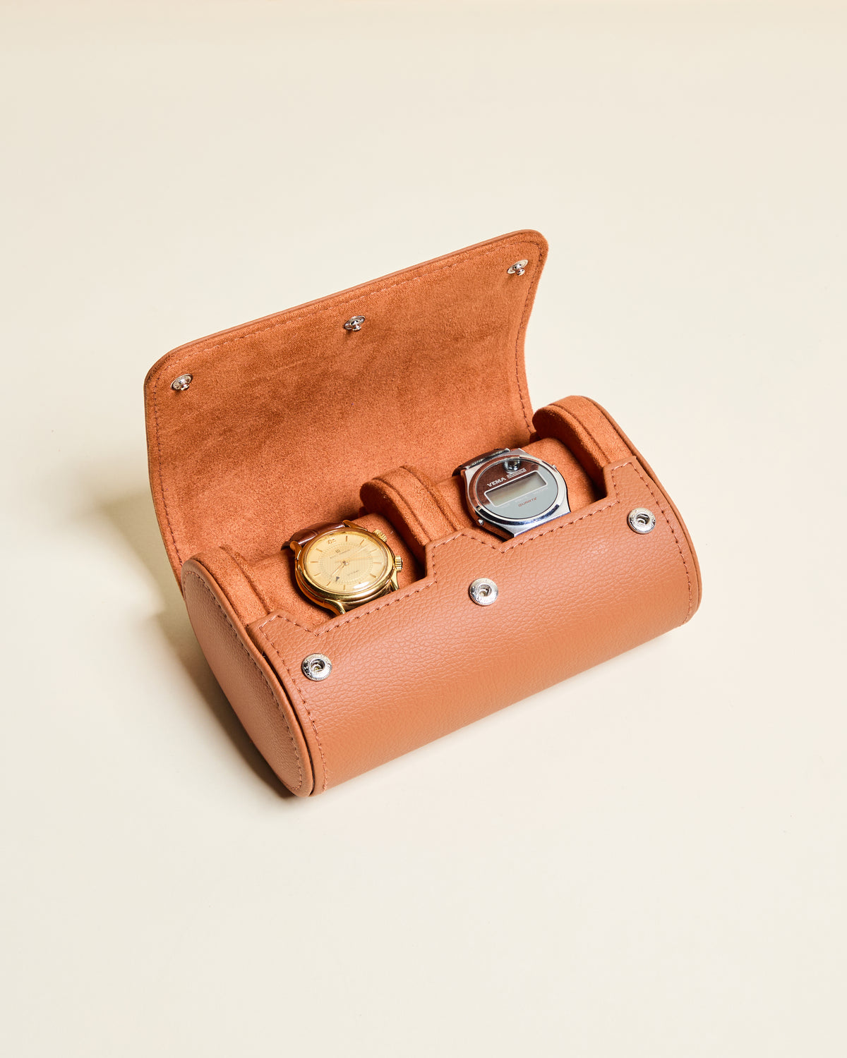 James 2-slot travel watch box