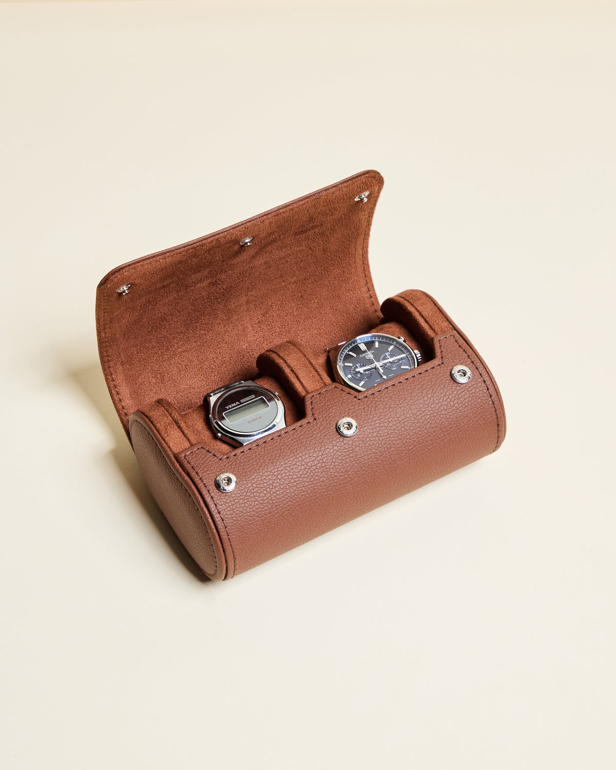 James 2-slot travel watch box