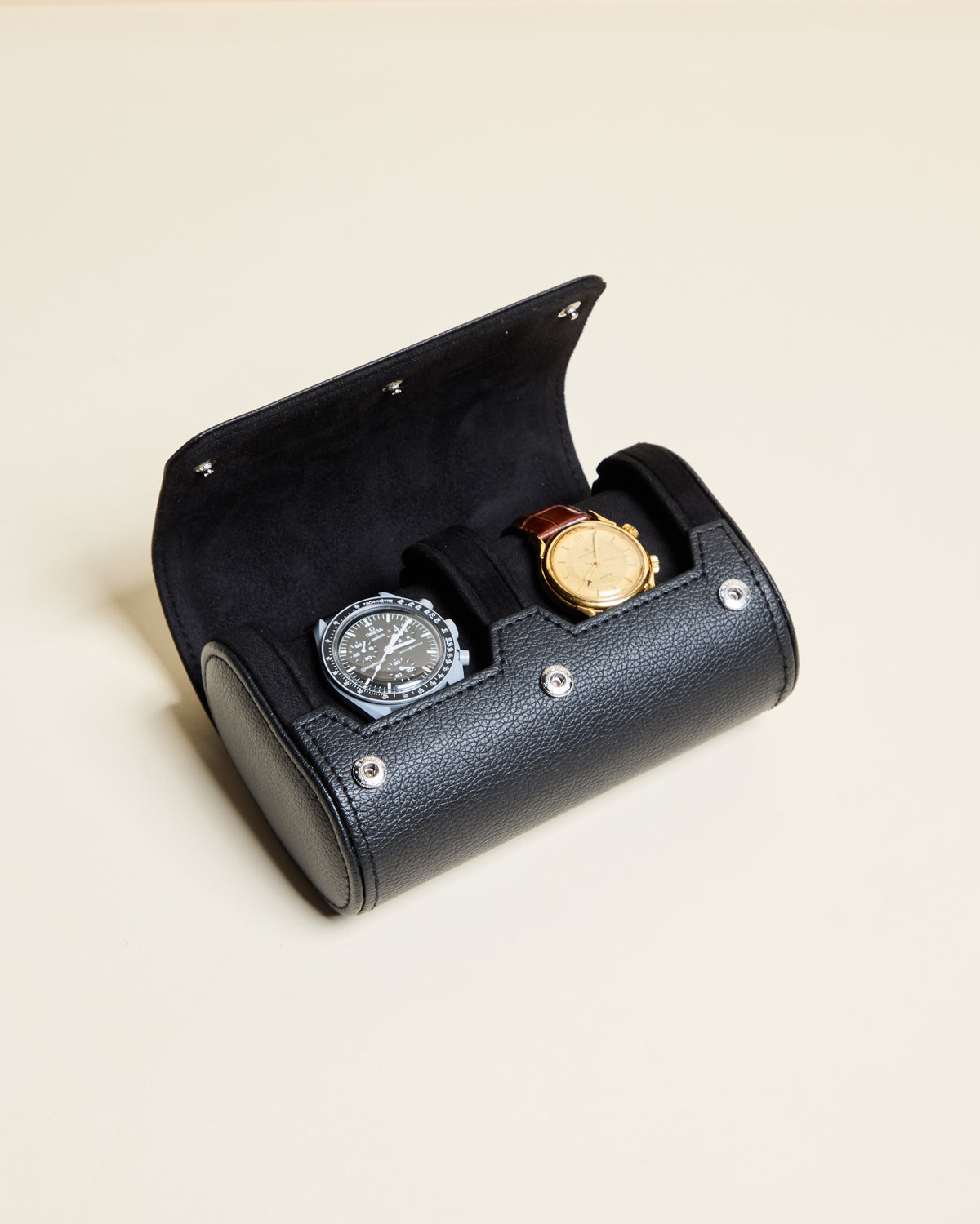 James 2-slot travel watch box