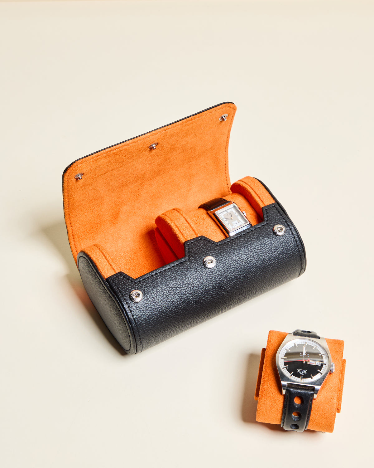 James 2-slot travel watch box