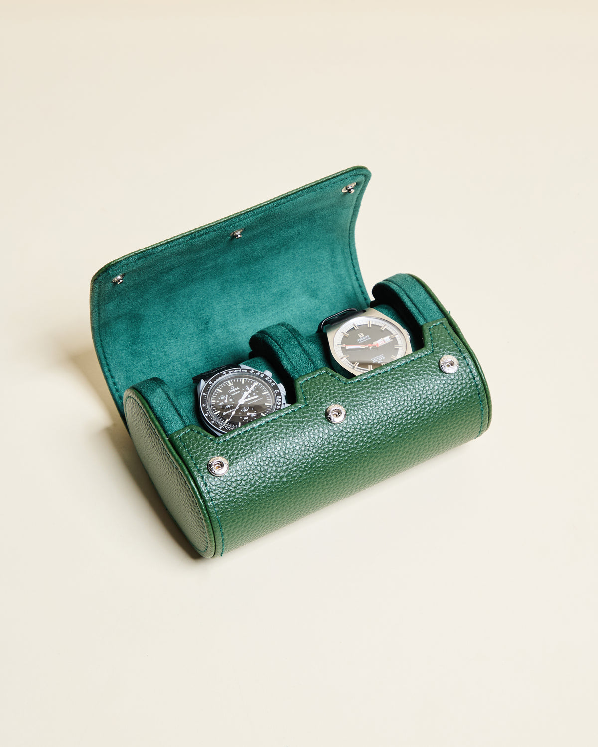 James 2-slot travel watch box
