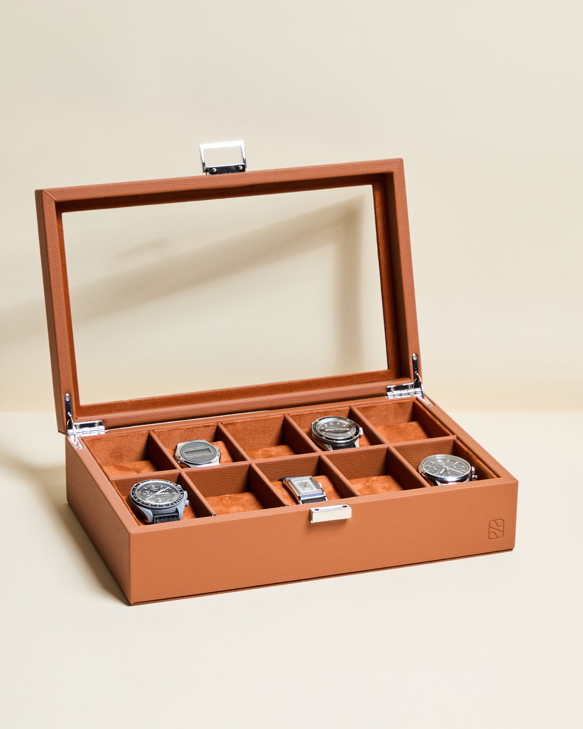 Jean watch box with 10 compartments
