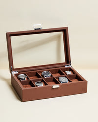 Jean watch box with 10 compartments