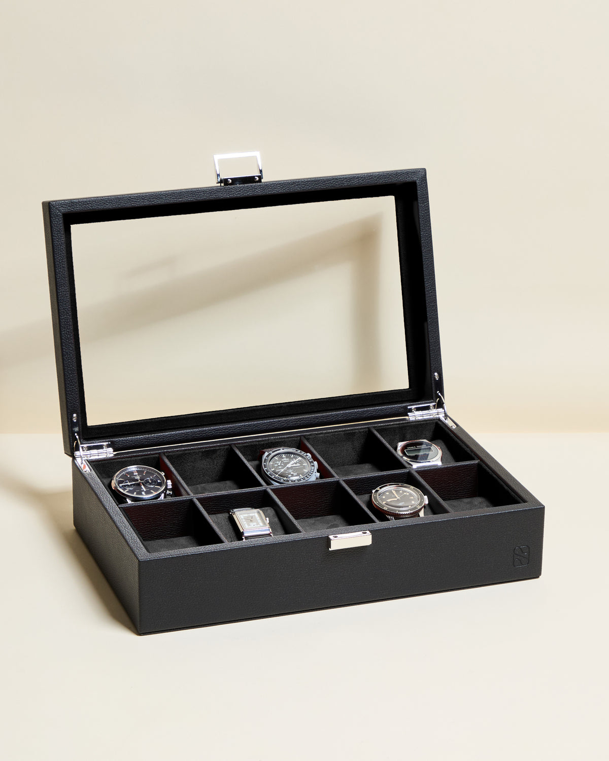 Jean watch box with 10 compartments