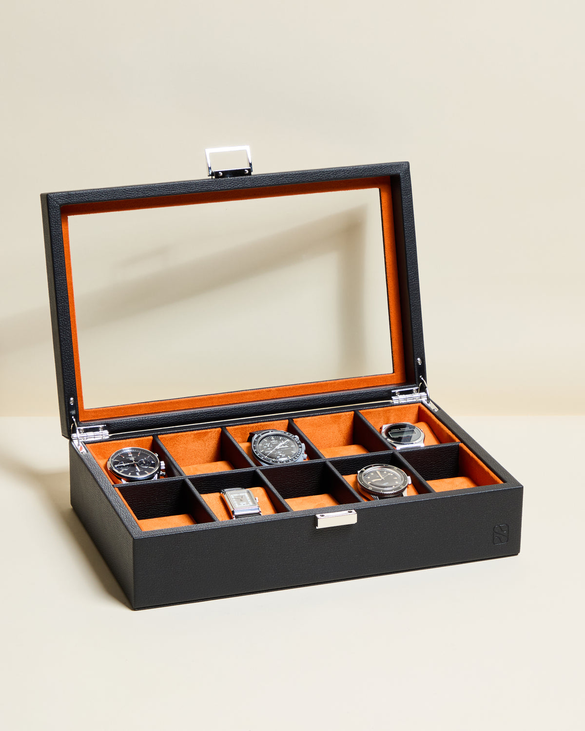 Jean watch box with 10 compartments