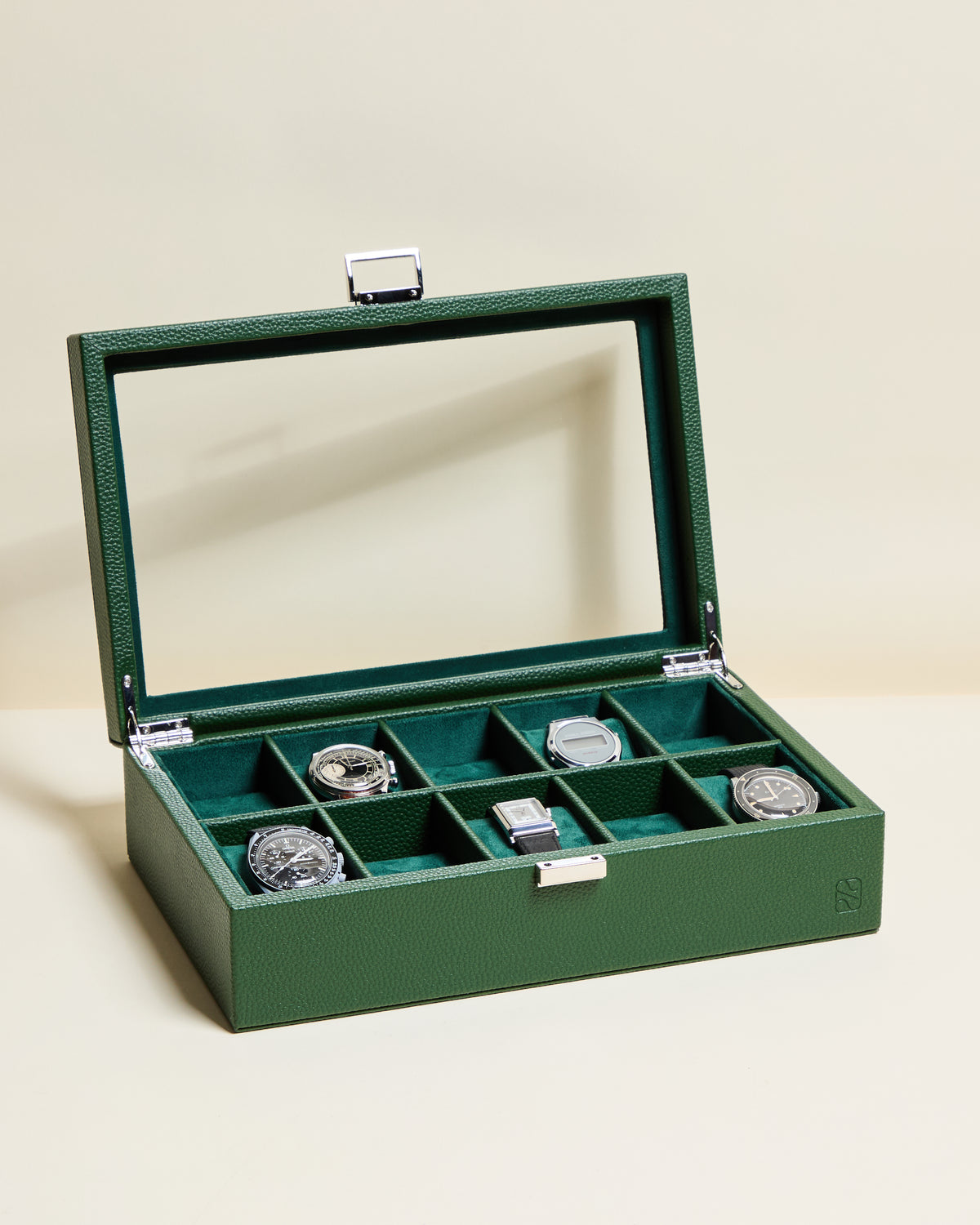 Jean watch box with 10 compartments
