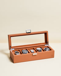 Jean watch box with 5 compartments