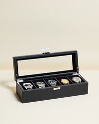 Jean watch box with 5 compartments