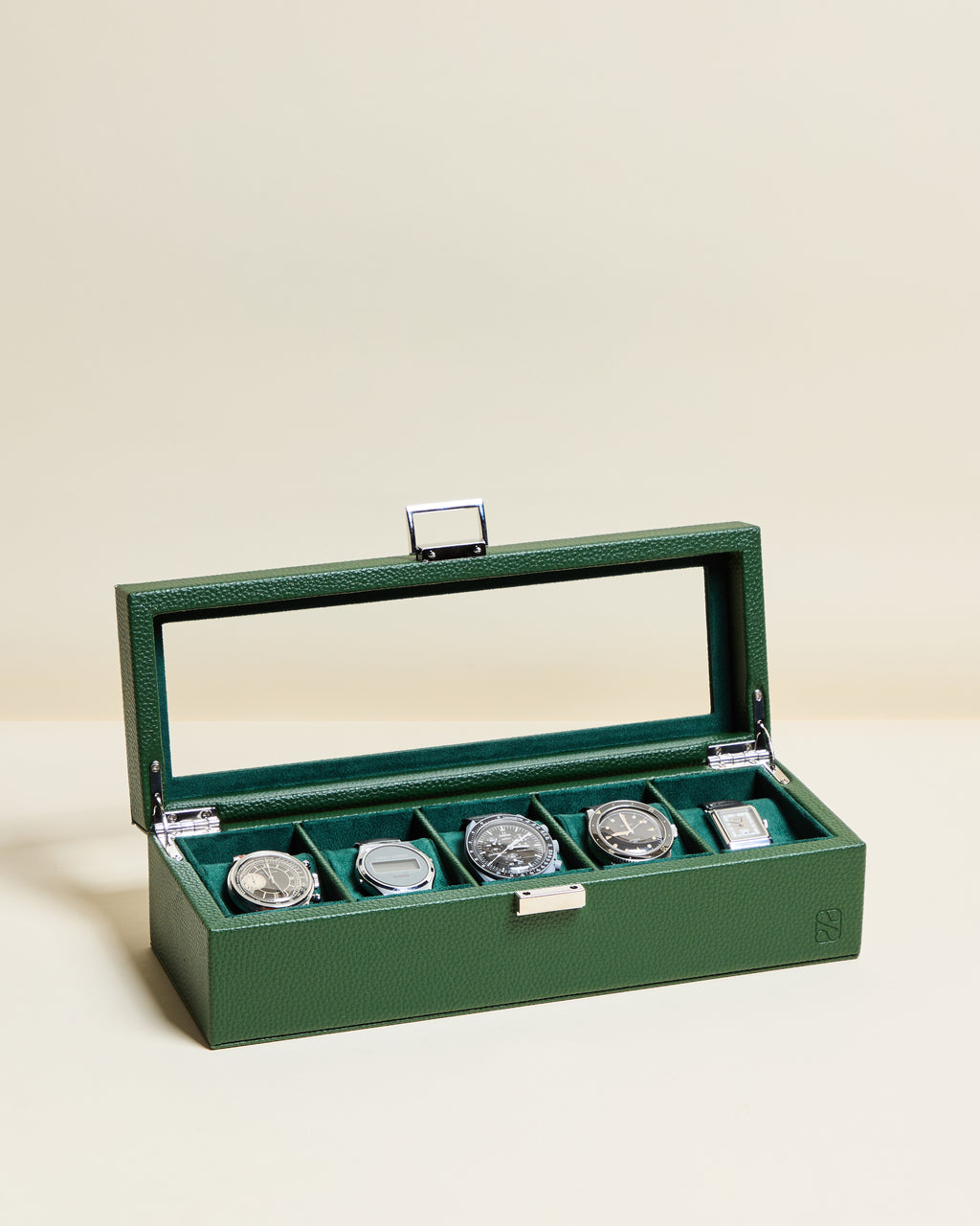 Jean watch box with 5 compartments