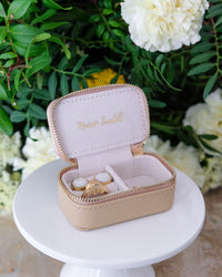 Marie Mini Travel Jewelry Box in PU - Outlet