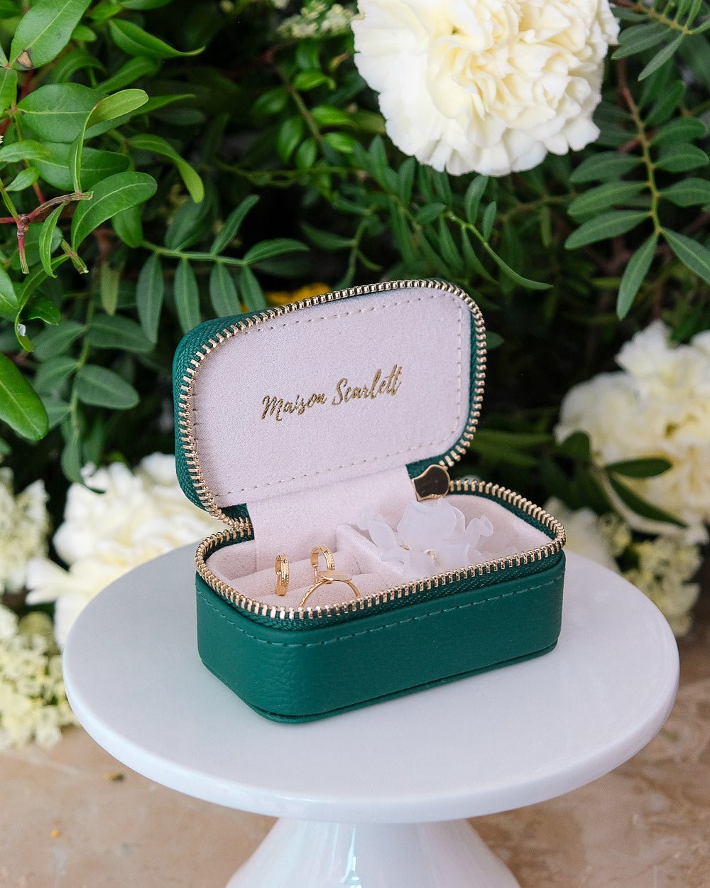 Marie Mini Travel Jewelry Box in PU - Outlet