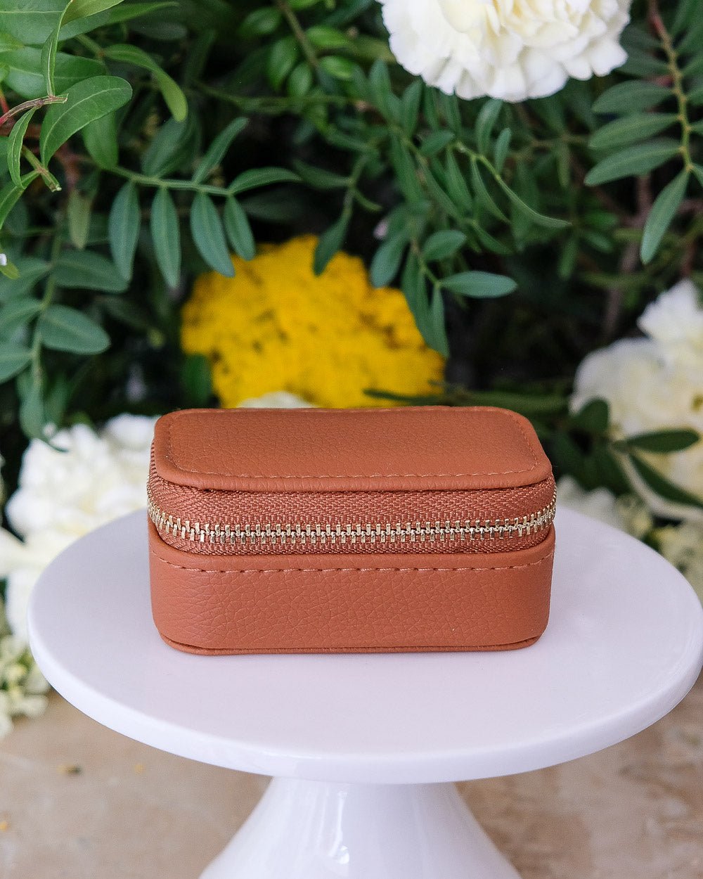 Marie Mini Travel Jewelry Box in PU - Outlet