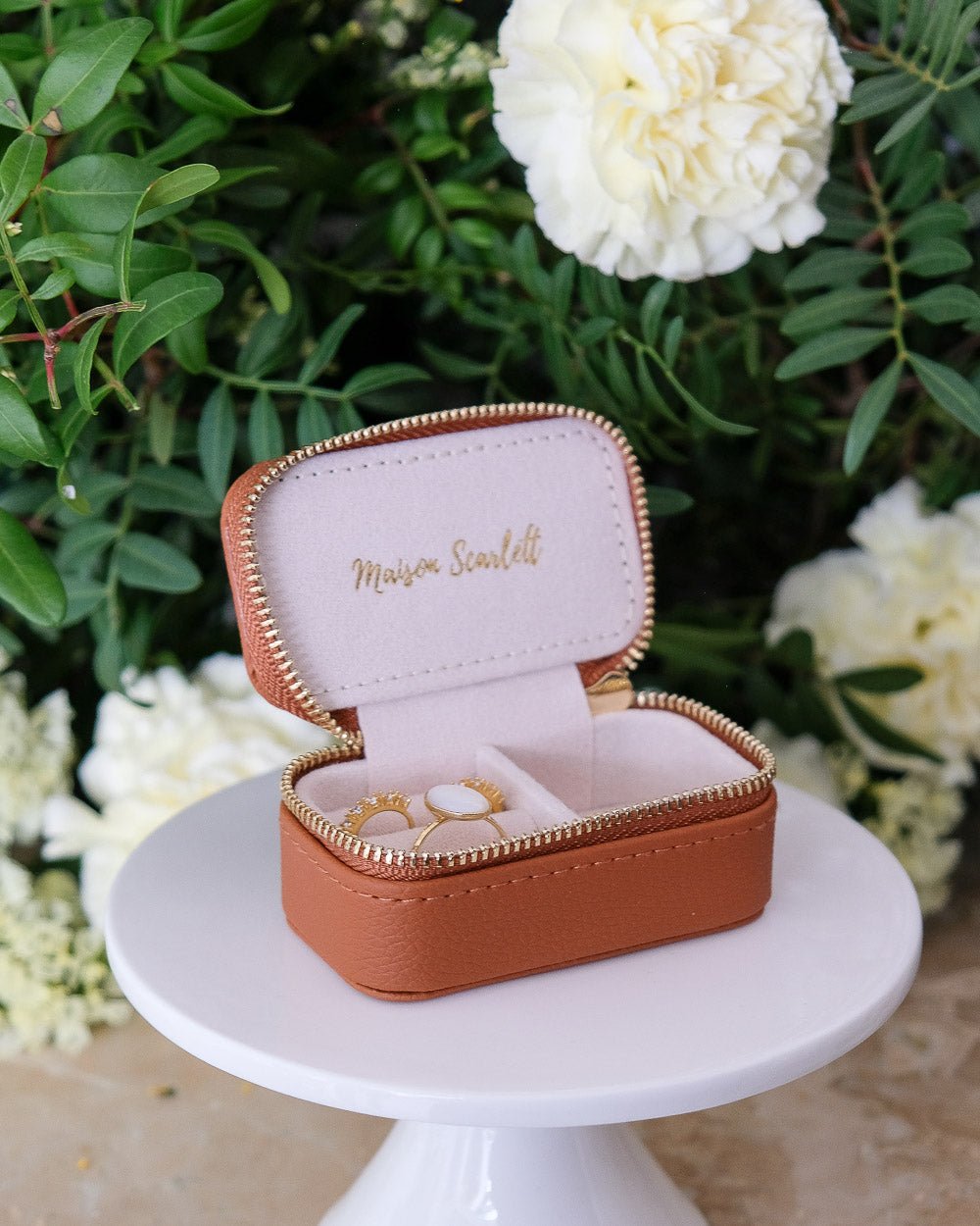 Marie Mini Travel Jewelry Box in PU - Outlet