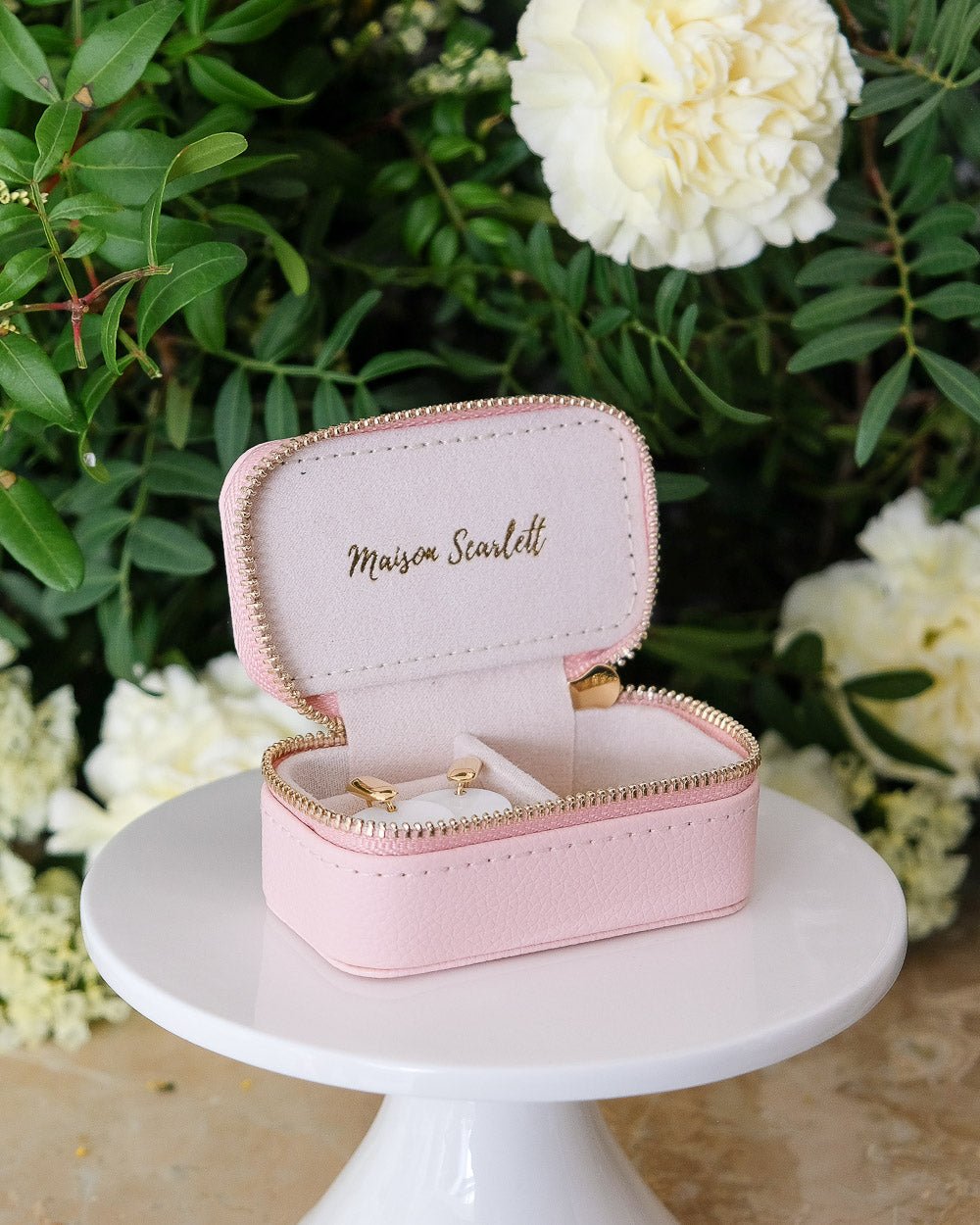 Marie Mini Travel Jewelry Box in PU - Outlet