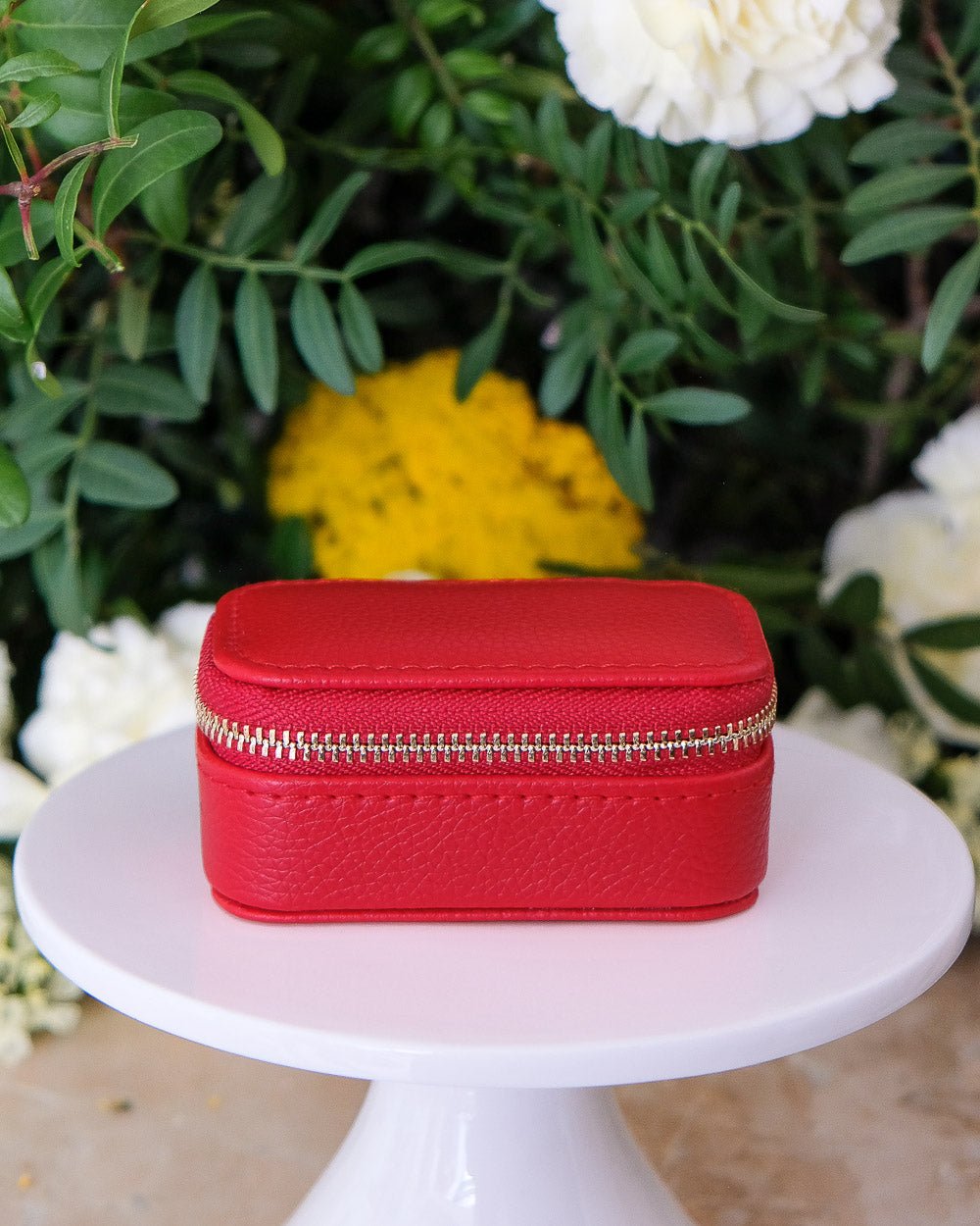 Marie Mini Travel Jewelry Box in PU - Outlet