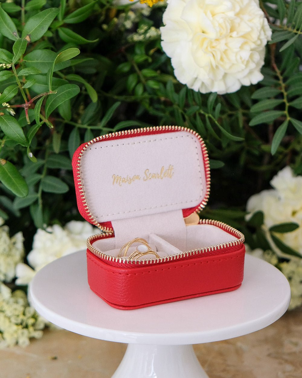 Marie Mini Travel Jewelry Box in PU - Outlet