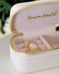 Marie Mini Travel Jewelry Box in PU - Outlet