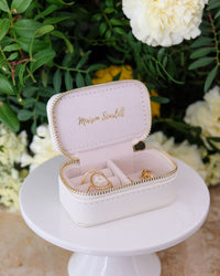 Marie Mini Travel Jewelry Box in PU - Outlet