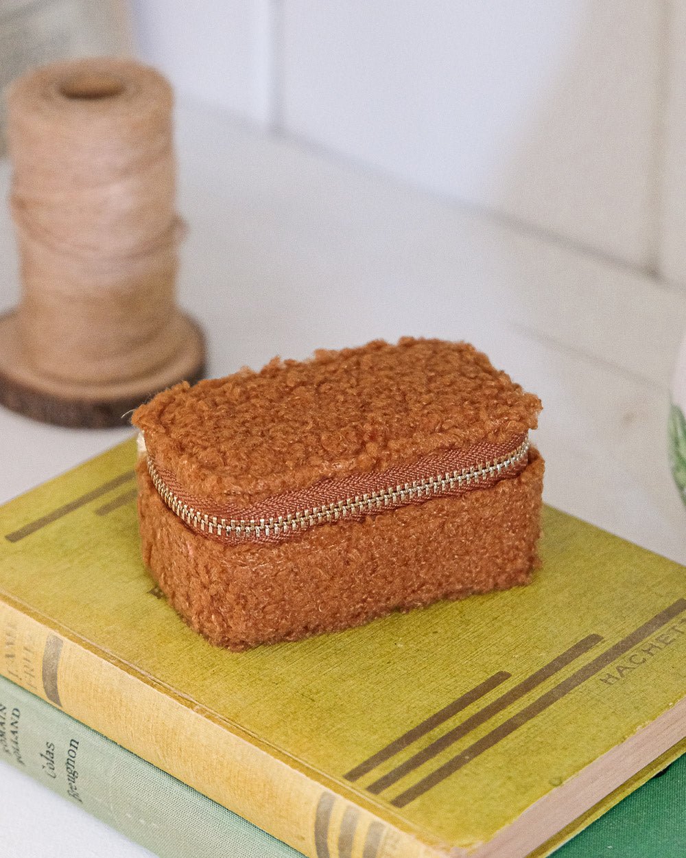 Marie Mini Fleece Travel Jewelry Box - Outlet