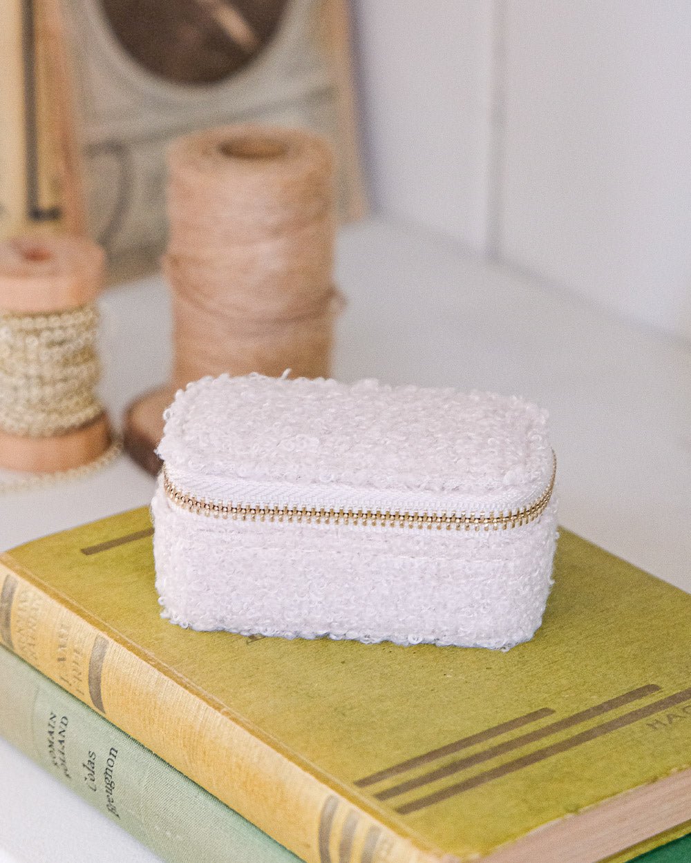 Marie Mini Fleece Travel Jewelry Box - Outlet
