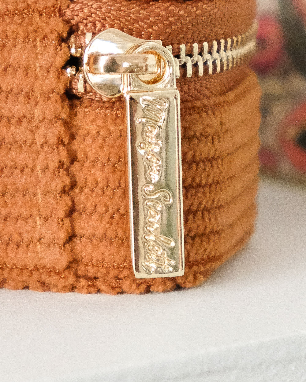 Marie corduroy mini travel jewelry box-feature-3
