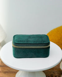 Marie velvet mini travel jewelry box - outlet