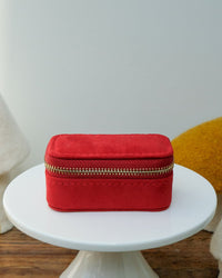 Marie velvet mini travel jewelry box - outlet