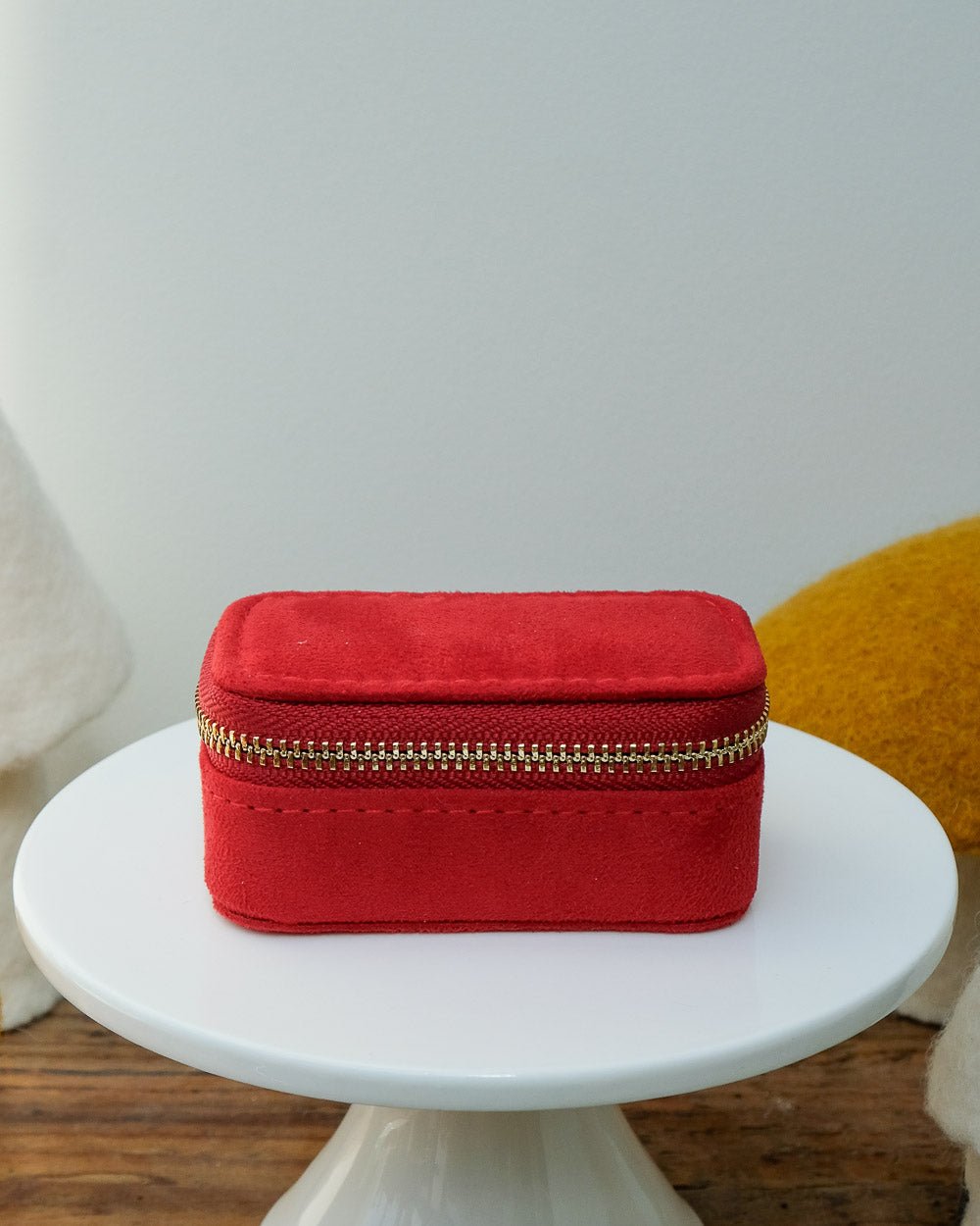 Marie velvet mini travel jewelry box - outlet