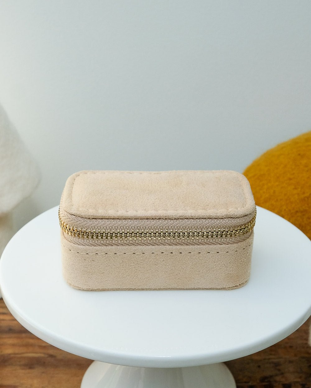 Marie velvet mini travel jewelry box - outlet