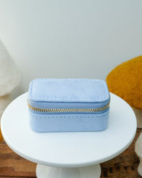 Marie velvet mini travel jewelry box - outlet