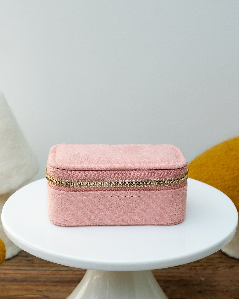 Marie velvet mini travel jewelry box - outlet