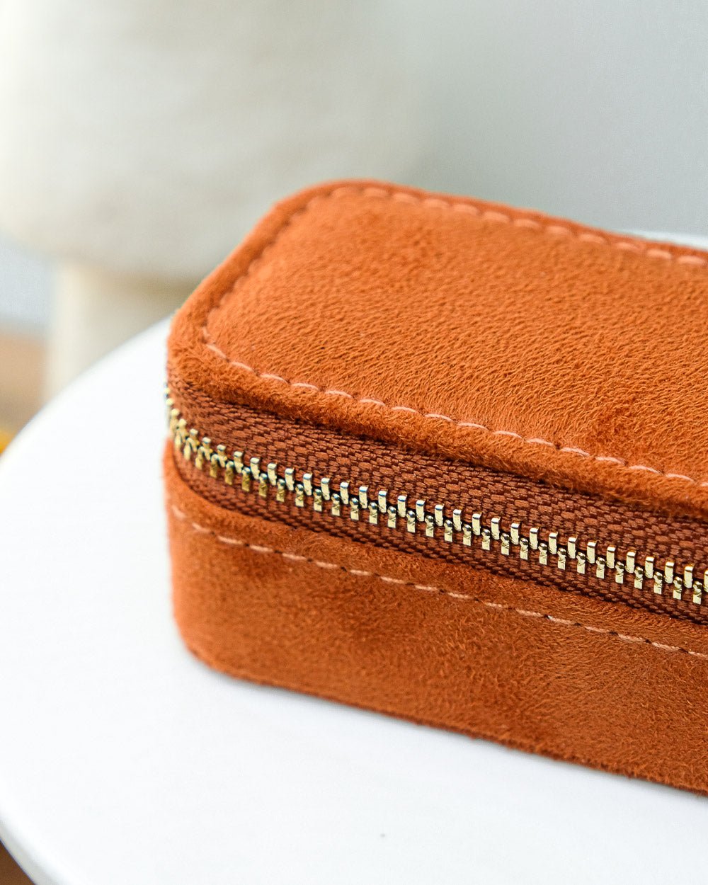 Marie velvet mini travel jewelry box - outlet