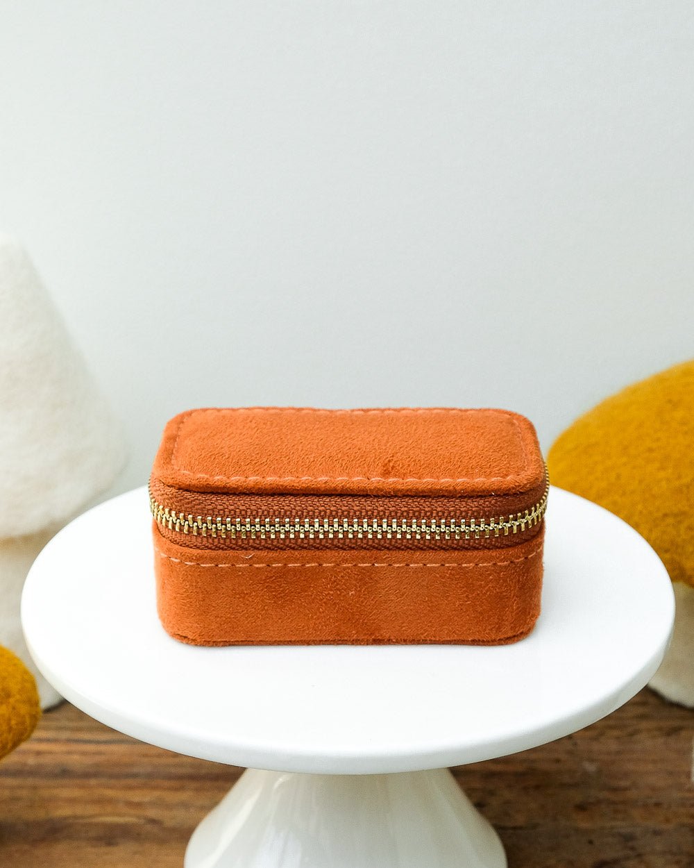Marie velvet mini travel jewelry box - outlet