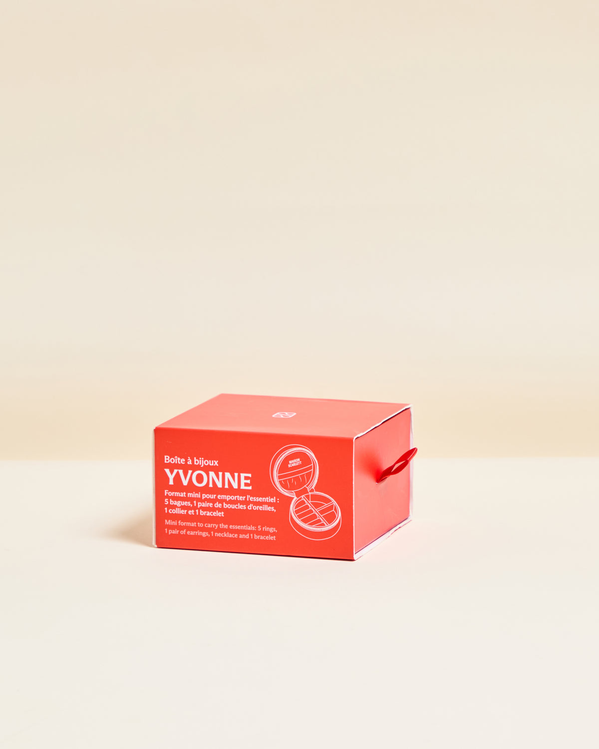 Yvonne leopard travel jewelry box