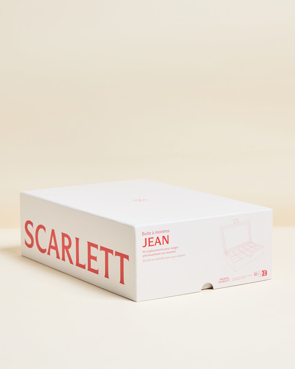 Jean watch box with 10 compartments