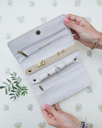Catherine PU jewelry pouch - outlet