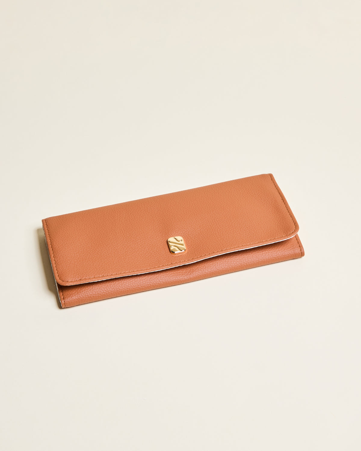 Catherine PU leather travel jewelry pouch