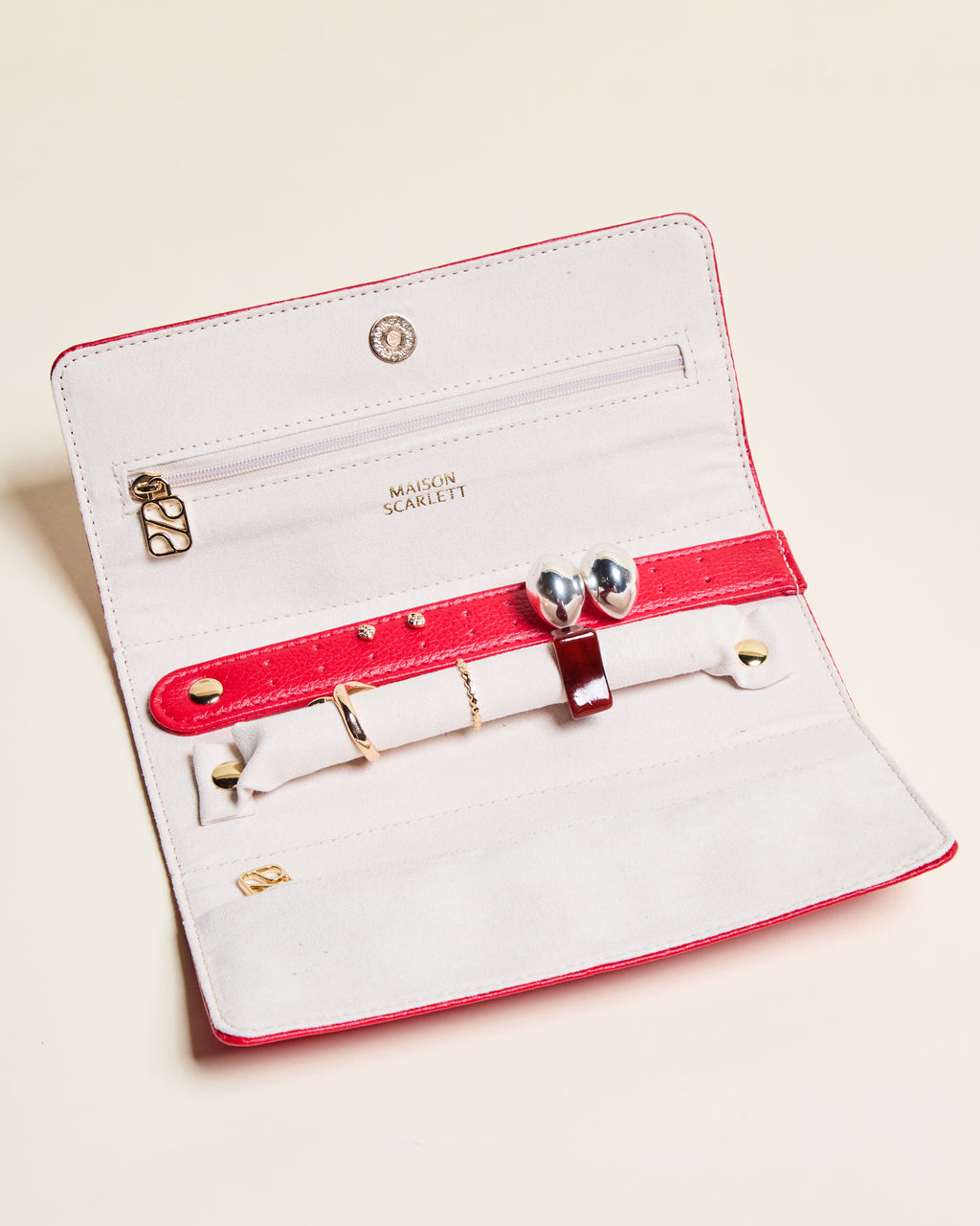 Catherine PU jewellery pouch