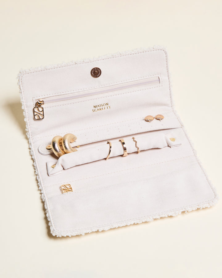 Catherine teddy travel jewelry pouch