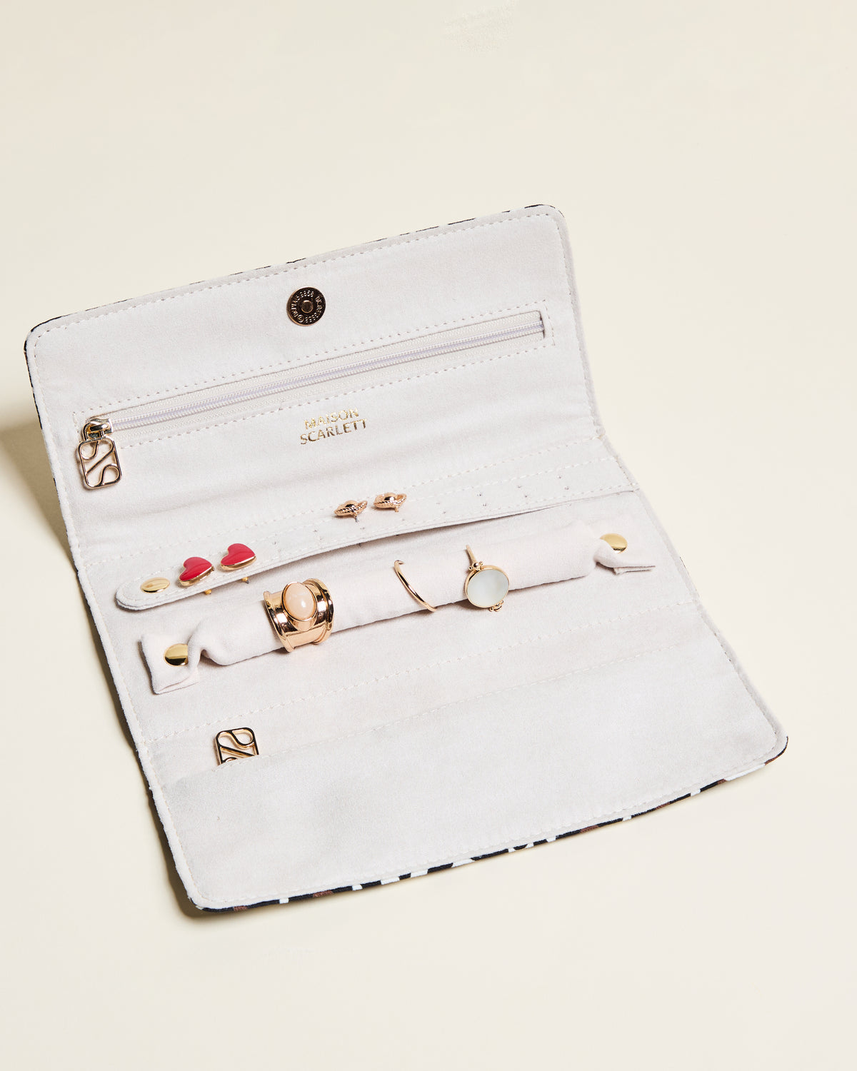 Catherine Leopard Jewelry Pouch