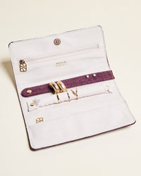 Catherine Linen-Look Jewelry Pouch