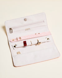 Catherine Linen-Look Jewelry Pouch