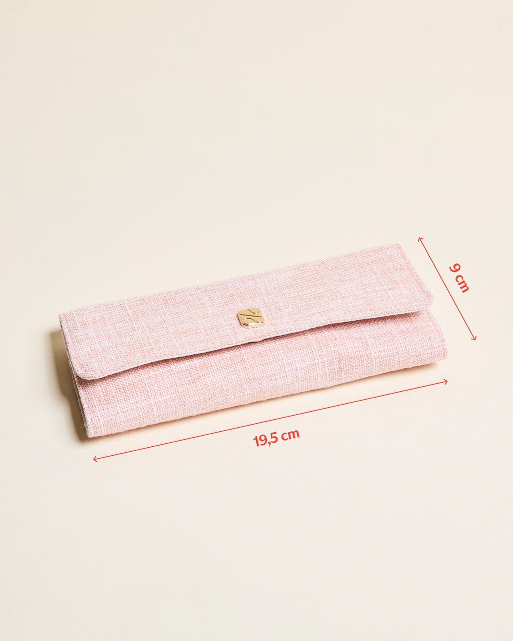 Catherine Linen-Look Jewelry Pouch