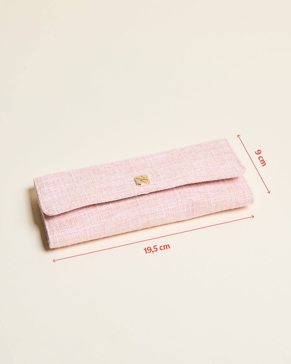 Catherine Linen-Look Jewelry Pouch
