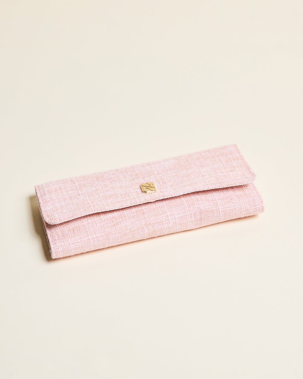Catherine Linen-Look Jewelry Pouch