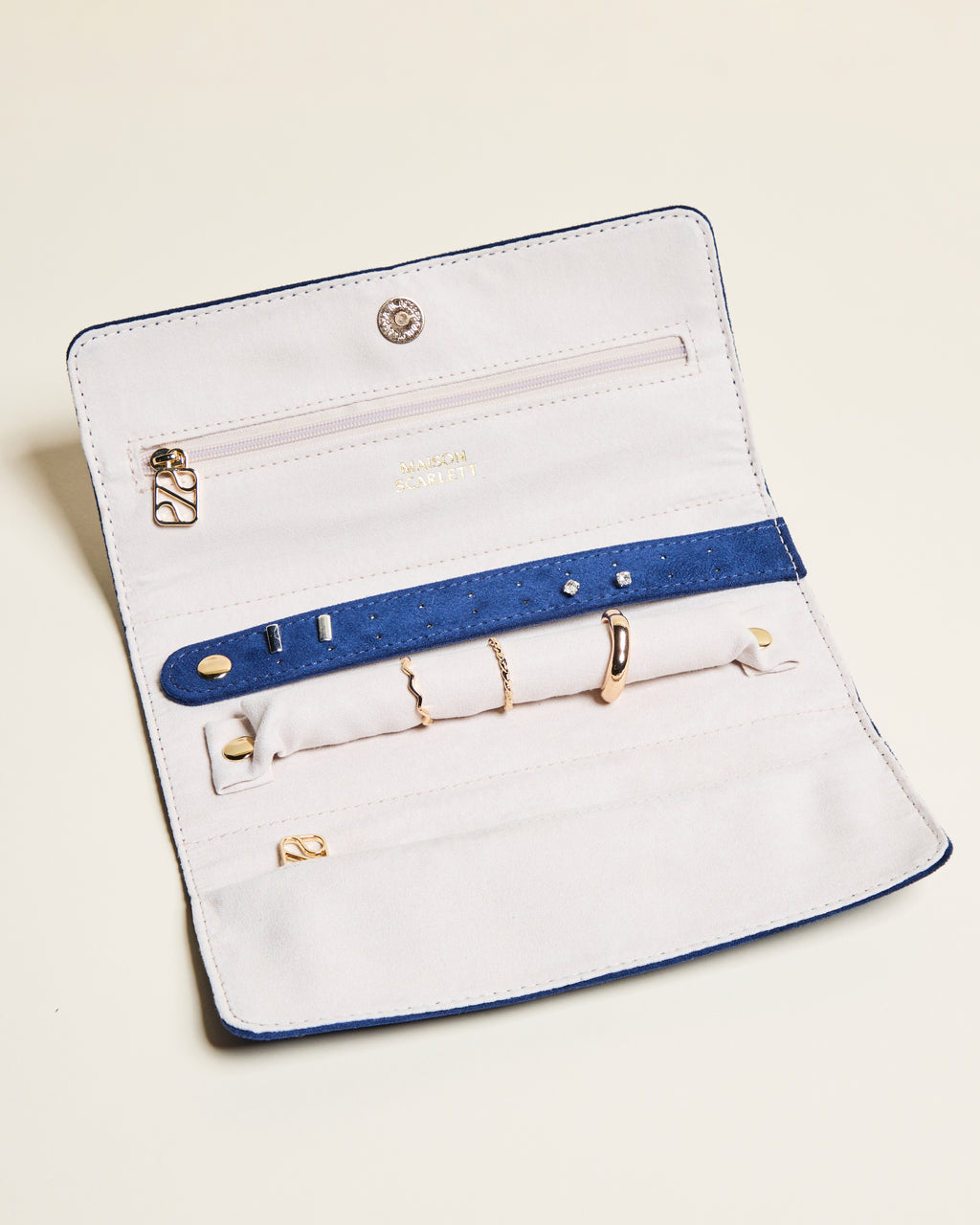 Catherine velvet jewelry pouch