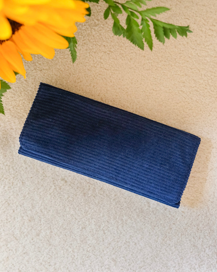 Catherine corduroy travel jewelry pouch
