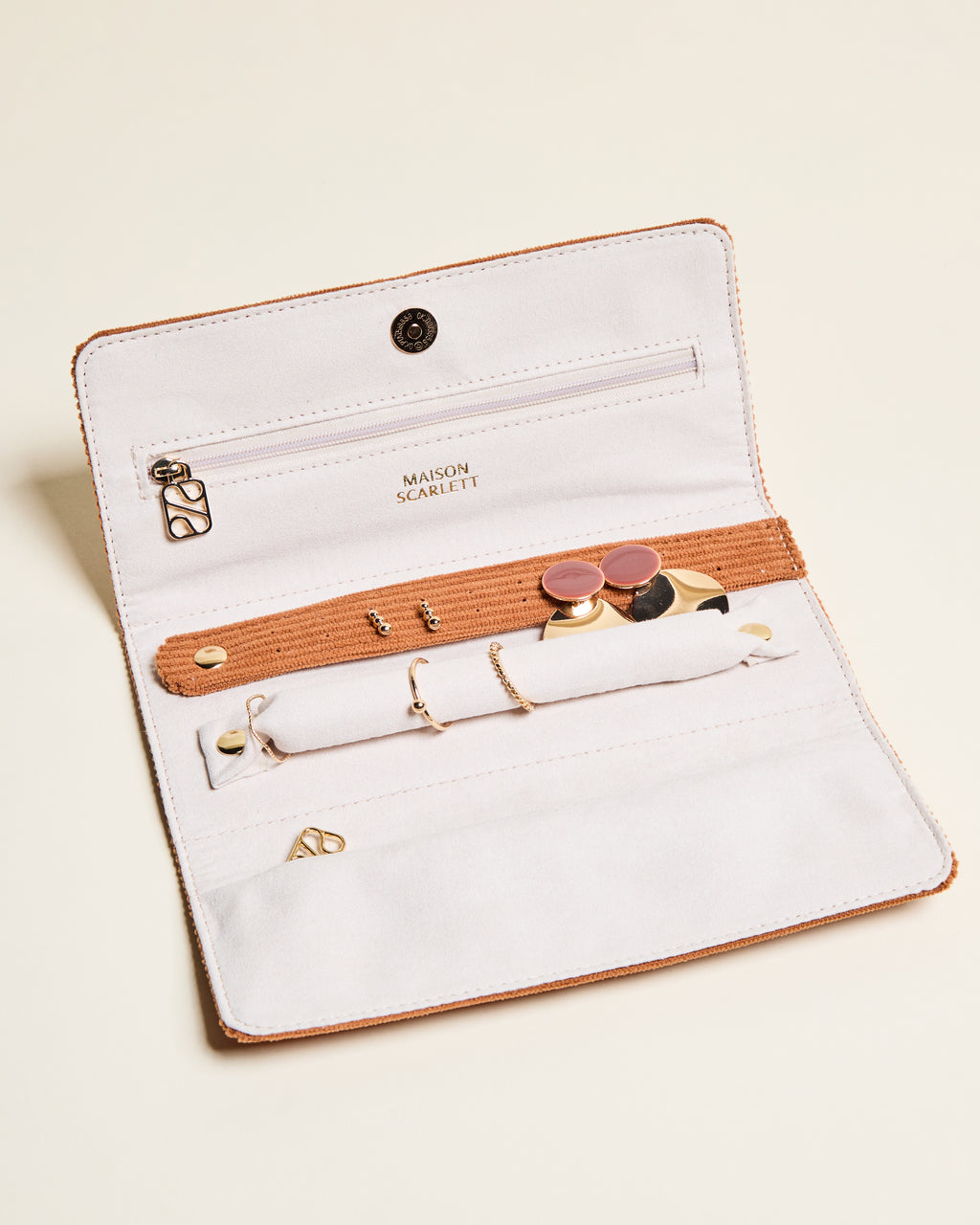 Catherine Corduroy Jewelry Pouch