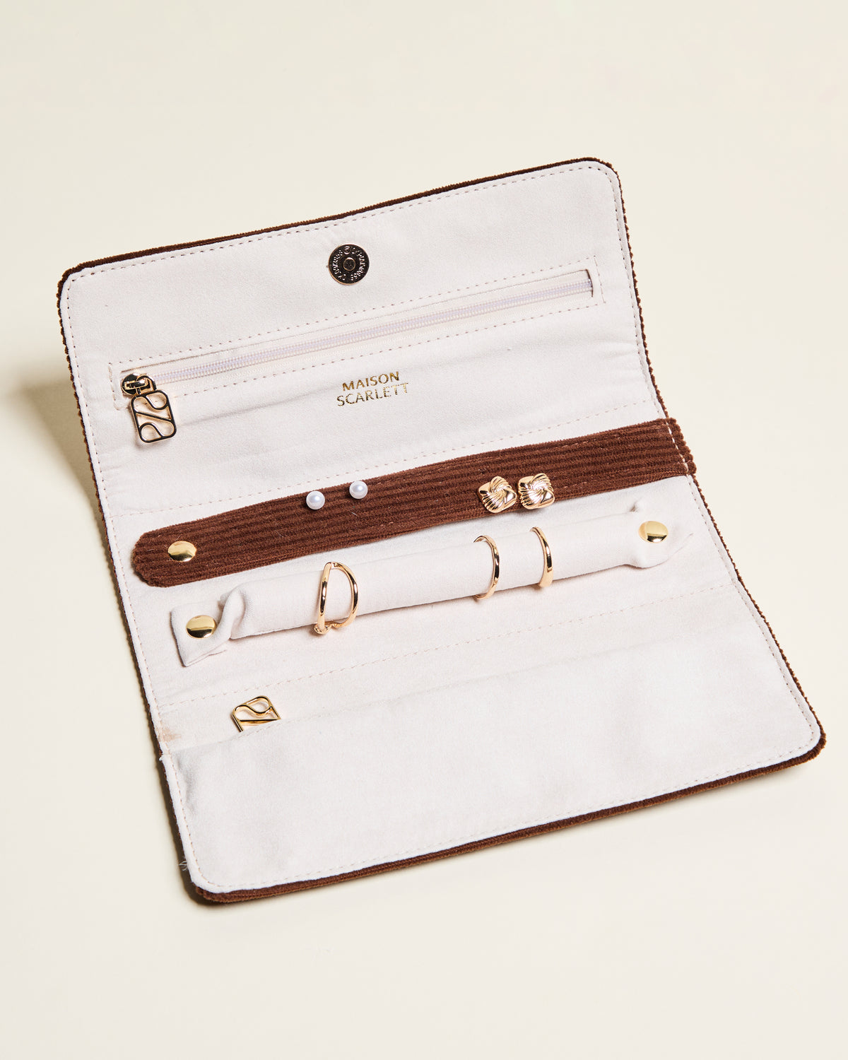 Catherine Corduroy Jewelry Pouch